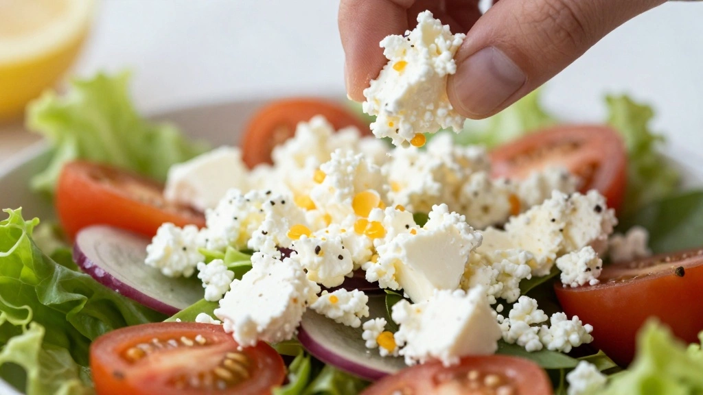 Chickpea Cucumber Feta Salad High Protein and Fresh - Step 3: Add the Feta Cheese 1