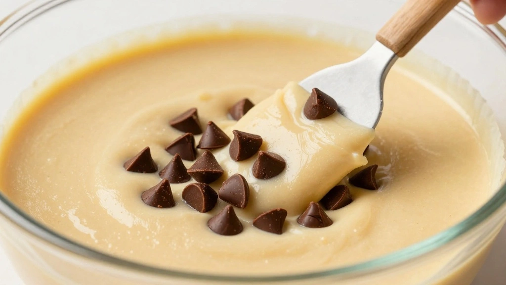 Chocolate Chip Banana Bread Muffins - Step 6: Add Chocolate Chips 1