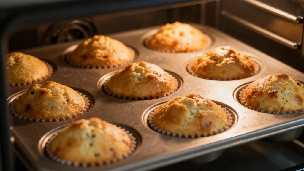 Chocolate Chip Banana Bread Muffins - Step 8: Bake the Muffins 1