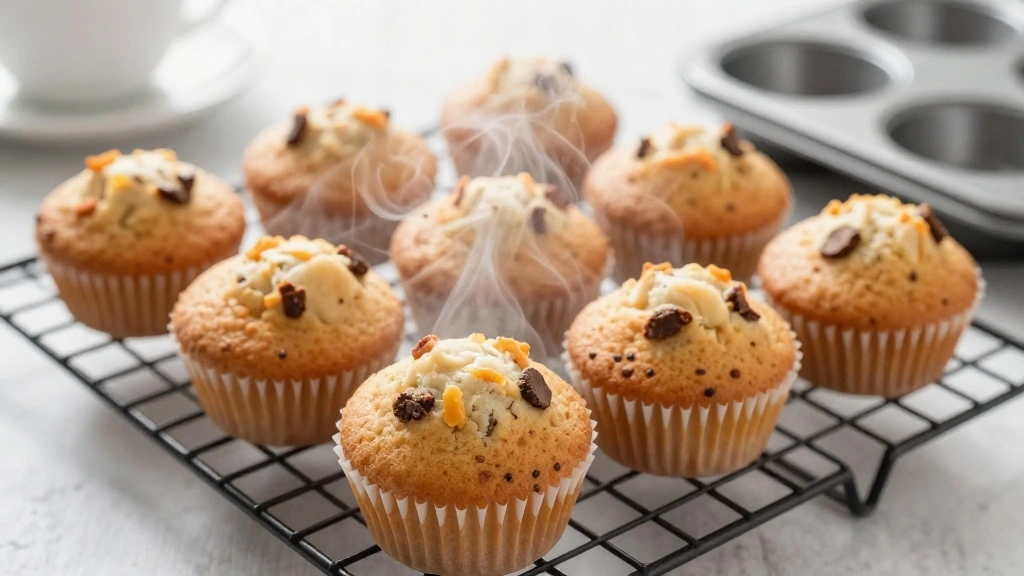 Chocolate Chip Banana Bread Muffins - Step 9: Cool the Muffins 1