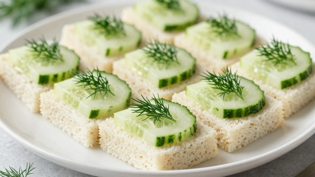 Classic Cucumber Sandwiches with Cream Cheese (Easy & Fresh Recipe) - Step 8: Serve and Enjoy 1