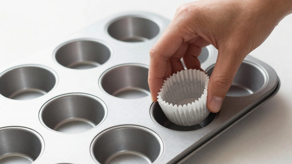 Cottage Cheese Blueberry Muffins (Moist, High Protein & Easy) - Step 2: Prepare the Muffin Tin 1