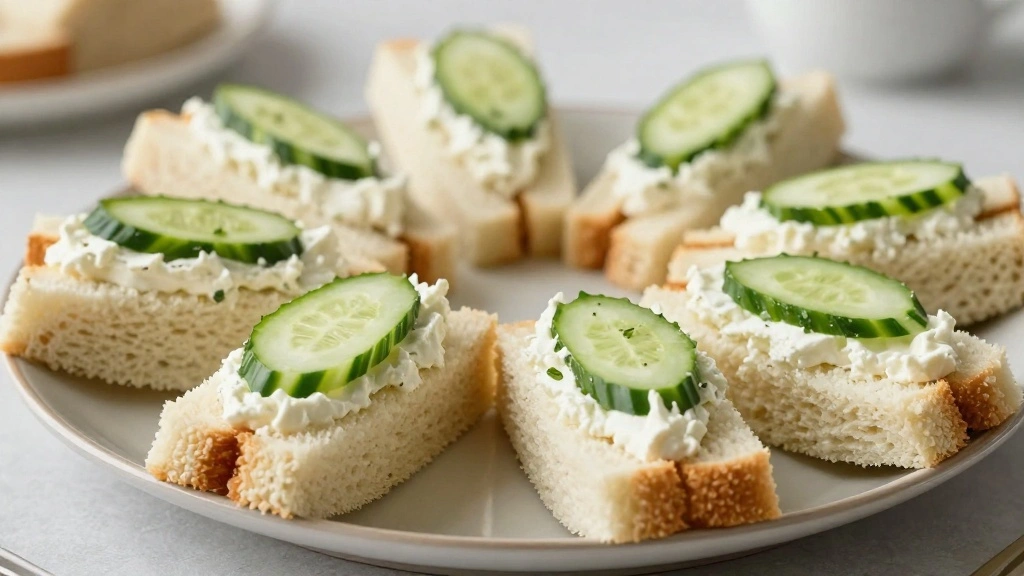 Cucumber Cream Cheese Sandwiches Recipe for Tea Parties - Step 8: Final Touches 1