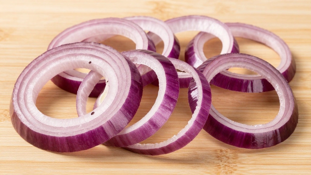 Cucumber Soy Sauce Salad Quick Asian Side Dish - Step 2: Slice Red Onion 1