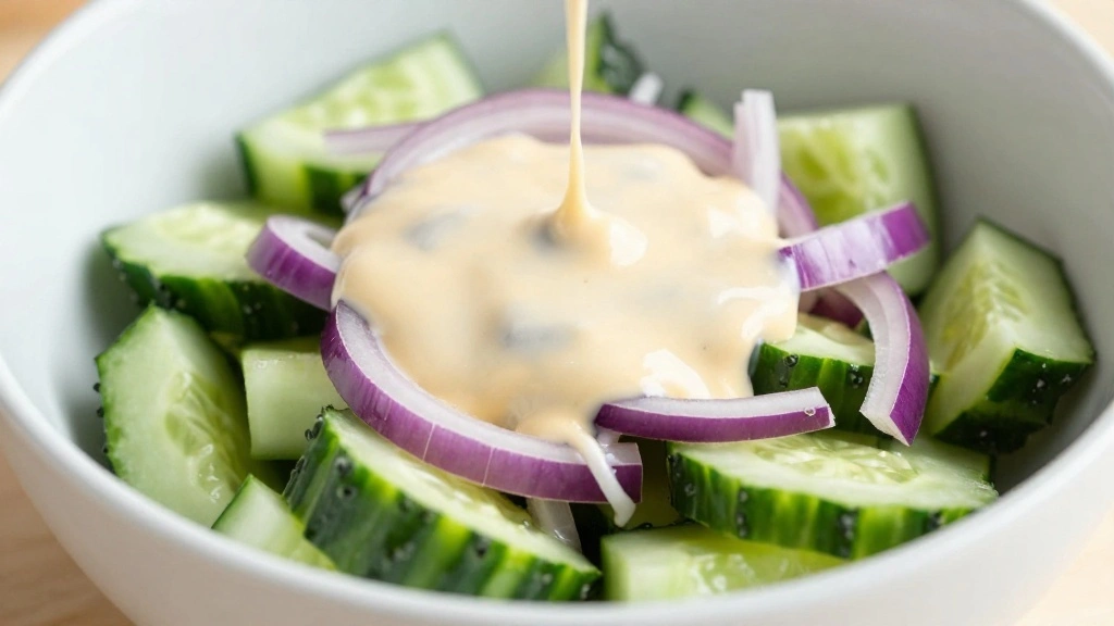 Cucumber Soy Sauce Salad Quick Asian Side Dish - Step 5: Assemble Salad 1