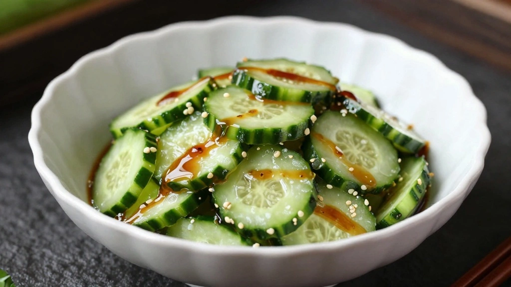 Cucumber Soy Sauce Salad Quick Asian Side Dish - Step 8: Serve 1