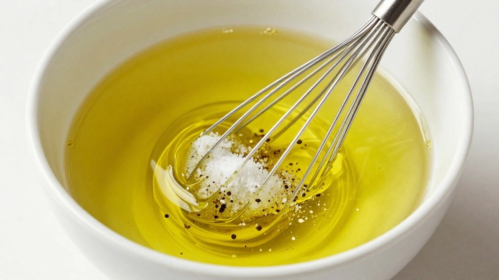 Cucumber Tomato Onion Salad with Light Vinegar Dressing - Step 5: Prepare the Dressing 1