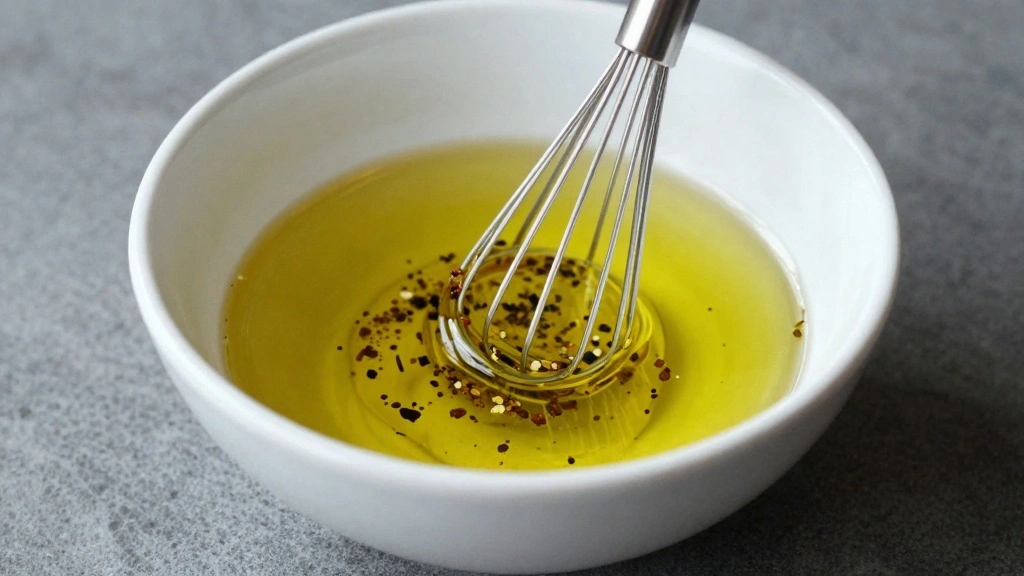 Cucumber Tomato Salad with Feta Cheese and Herbs - Step 4: Mix the Dressing 1