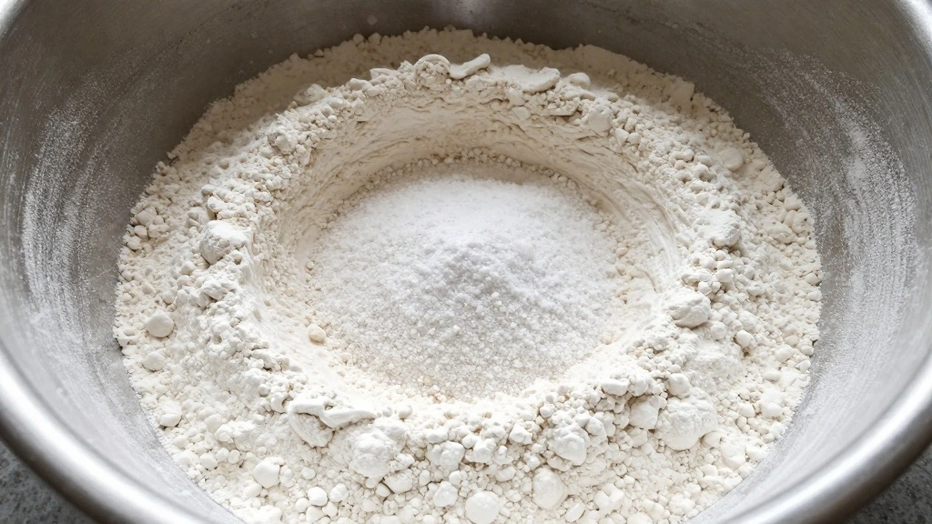 Easy Homemade Blueberry Muffins (One Bowl) - Step 3: Mix Dry Ingredients 1