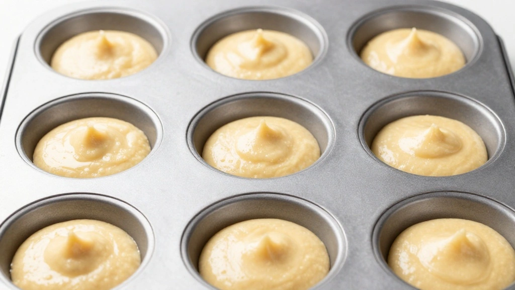 Easy Homemade Blueberry Muffins (One Bowl) - Step 6: Fill Muffin Cups 1