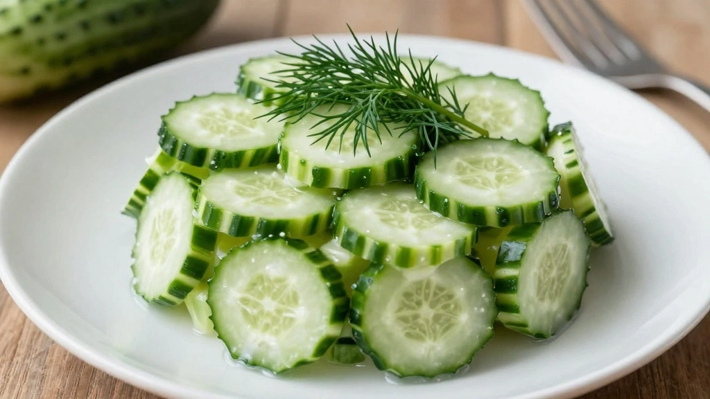 Everything Bagel Cucumber Salad with Creamy Dressing - Step 8: Serve the Salad 1