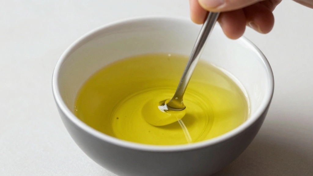 Greek Cucumber Tomato Salad with Olive Oil and Herbs - Step 5: Mix Dressing 1