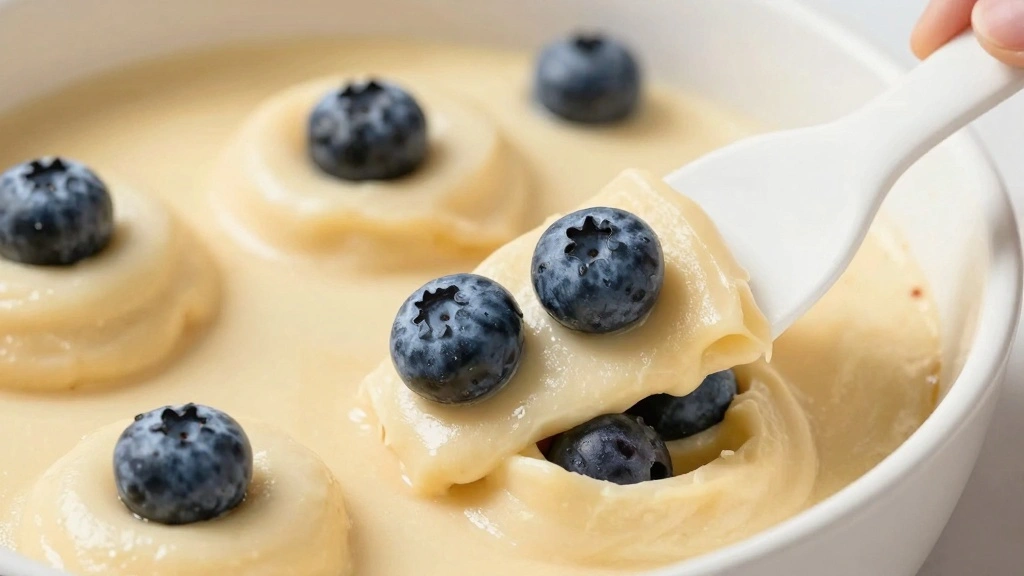 Healthy Blueberry Oatmeal Muffins (No Refined Sugar) - Step 7: Add Blueberries 1