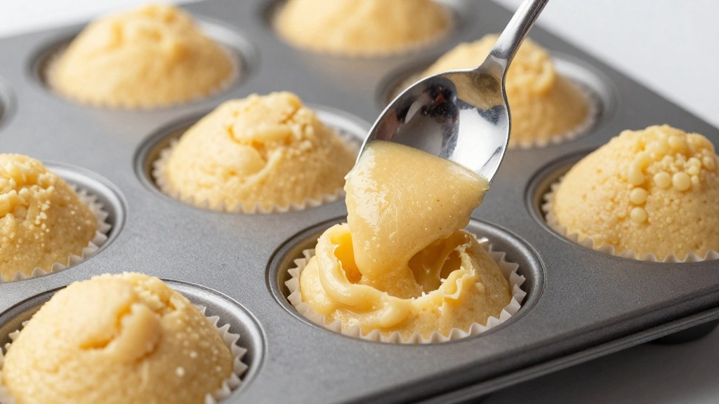 Healthy Blueberry Oatmeal Muffins (No Refined Sugar) - Step 8: Fill Muffin Cups 1