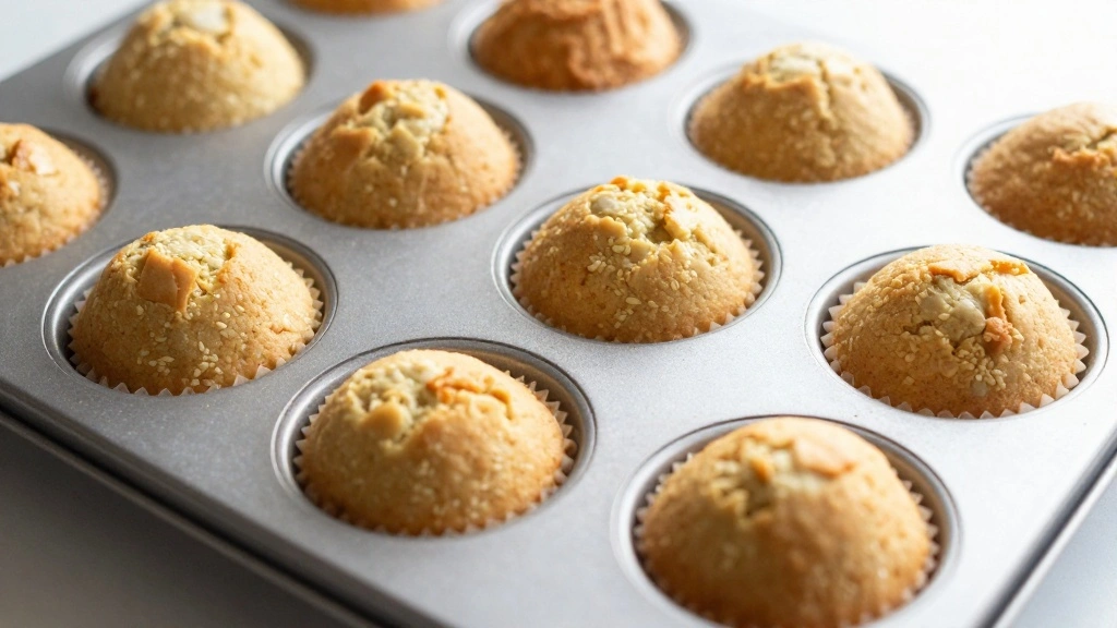 Healthy Blueberry Oatmeal Muffins (No Refined Sugar) - Step 9: Bake the Muffins 1