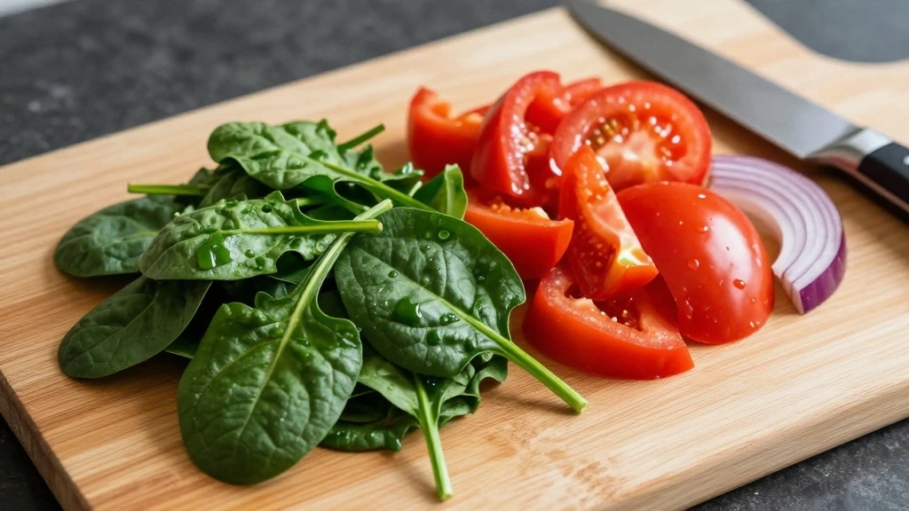 Healthy Breakfast Egg Muffins (Low Carb) - Step 2: Chop Vegetables 1