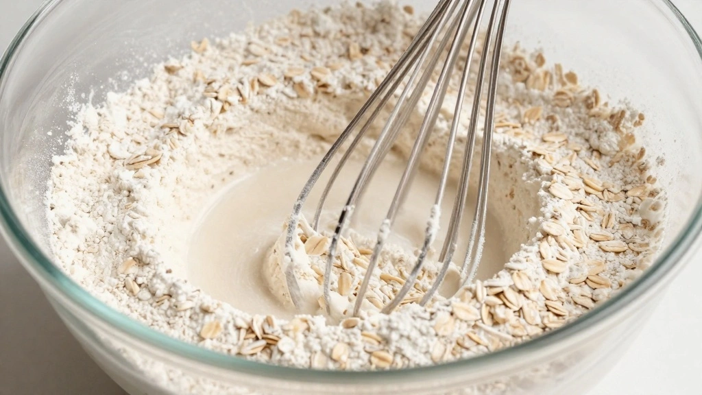 Healthy Chocolate Chip Muffins (Light & Fluffy) - Step 2: Mix Dry Ingredients 1