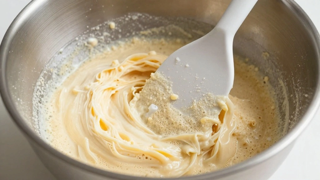 Healthy Chocolate Chip Muffins (Light & Fluffy) - Step 4: Combine Mixtures 1