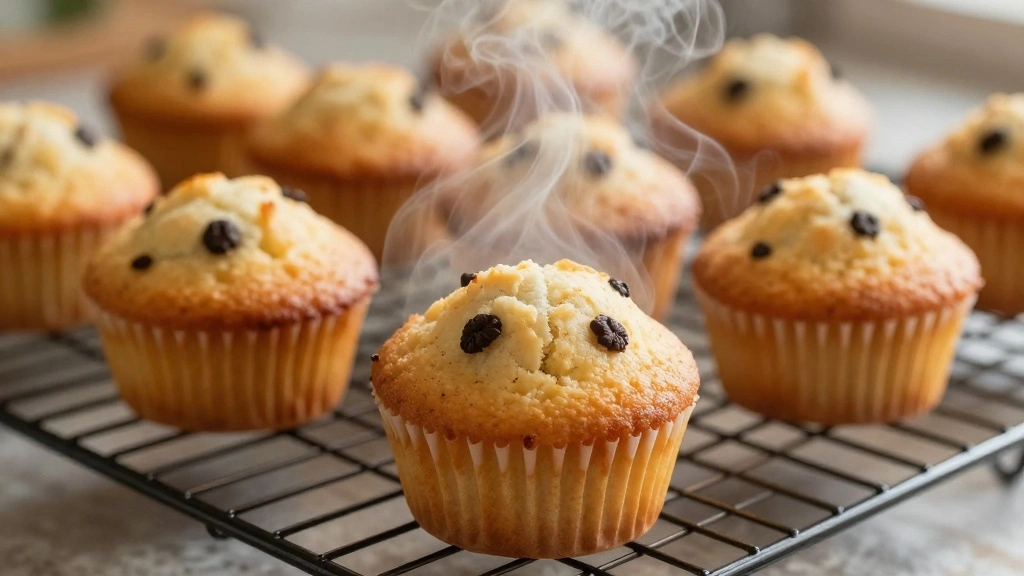 Healthy Chocolate Chip Muffins (Light & Fluffy) - Step 8: Cool and Serve 1
