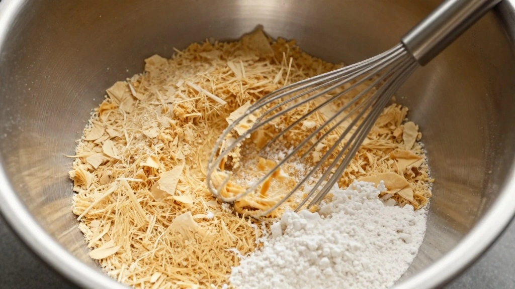 High Protein Banana Muffins (Perfect Post-Workout) - Step 2: Prepare Dry Ingredients 1