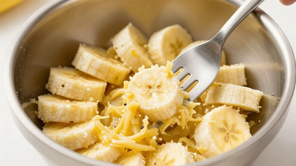 High Protein Banana Muffins (Perfect Post-Workout) - Step 3: Mash the Bananas 1