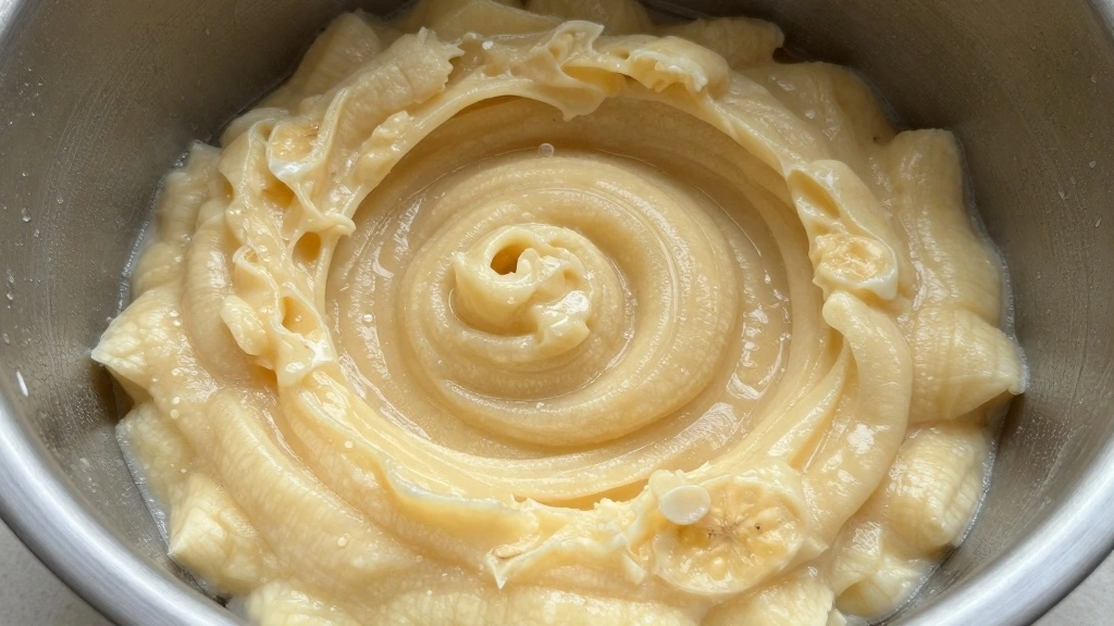 High Protein Banana Muffins (Perfect Post-Workout) - Step 4: Combine Wet Ingredients 1