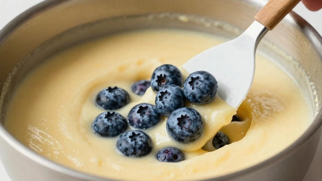 High Protein Blueberry Muffins for a Healthy Breakfast - Step 5: Add Blueberries 1