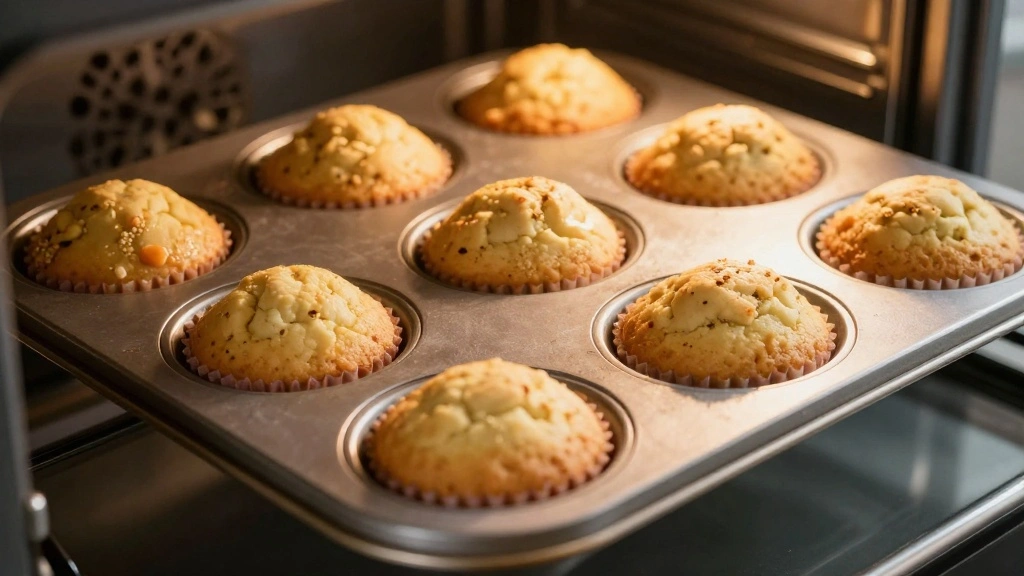 High Protein Blueberry Muffins for a Healthy Breakfast - Step 7: Bake the Muffins 1