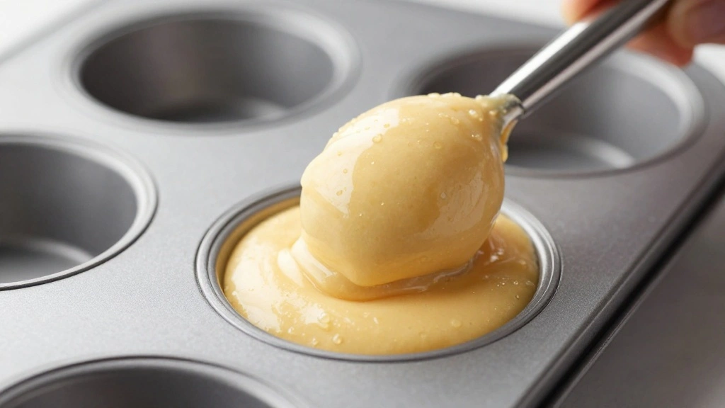 High Protein Breakfast Muffins for Busy Mornings - Step 6: Fill the Muffin Pan 1