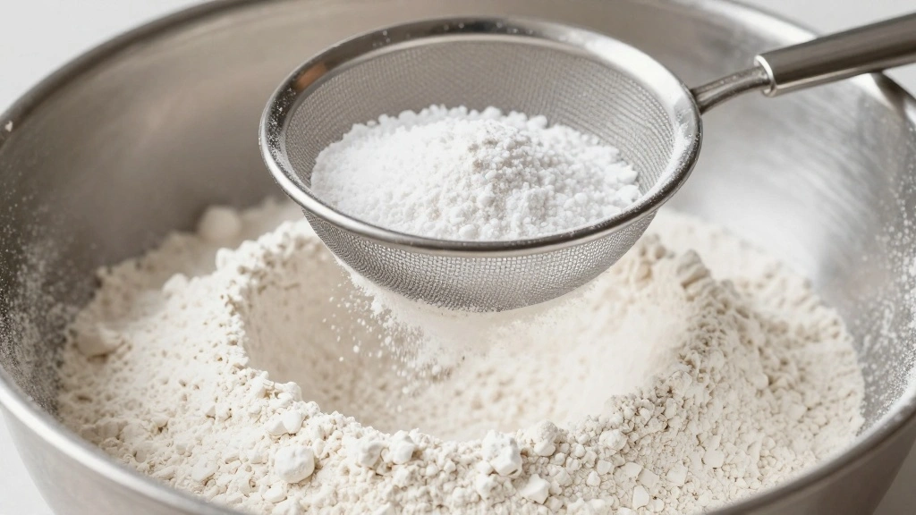 Jordan Marsh Blueberry Muffins (Classic Copycat Recipe) - Step 5: Sift Dry Ingredients 1