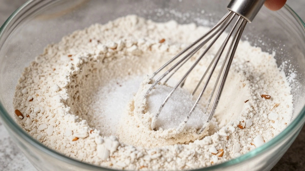 Keto Blueberry Muffins (Low Carb & Sugar-Free) - Step 3: Mix Dry Ingredients 1