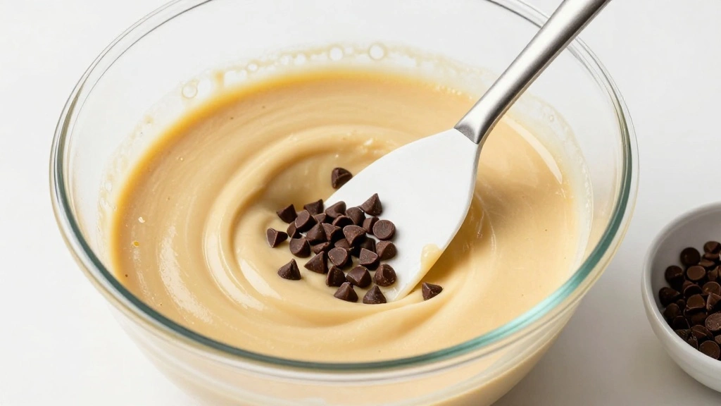 Mini Chocolate Chip Muffins (Perfect for Kids) - Step 6: Fold in Chocolate Chips 1