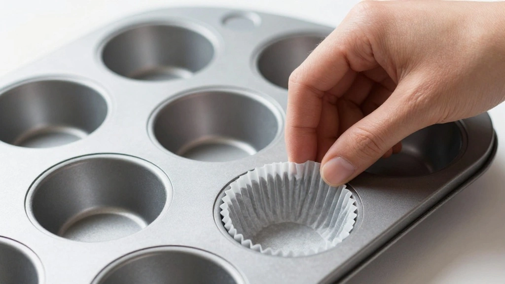 Oatmeal Apple Muffins (Healthy Breakfast) - Step 2: Prepare the Muffin Tin 1