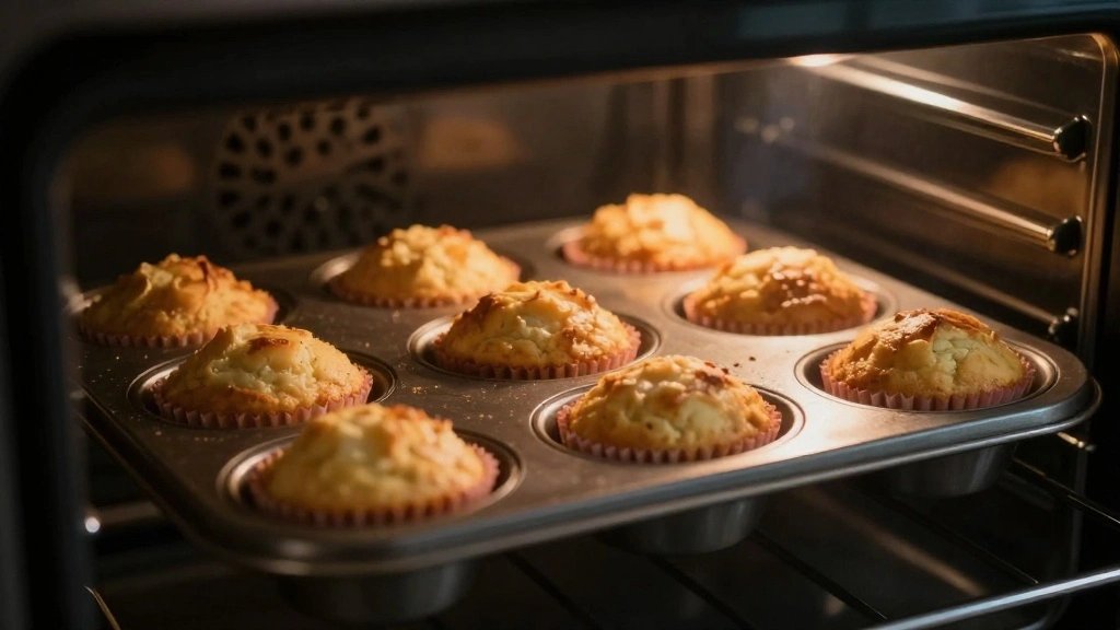 Oatmeal Apple Muffins (Healthy Breakfast) - Step 8: Bake the Muffins 1