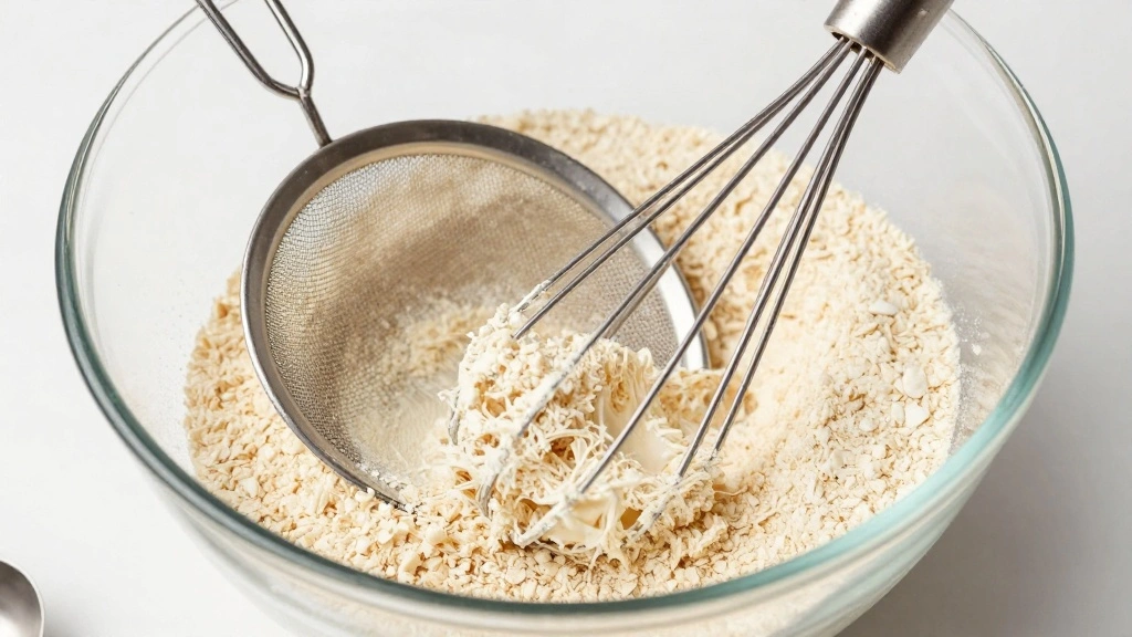 Oatmeal Chocolate Chip Muffins (Healthy & Filling) - Step 3: Mix Dry Ingredients 1