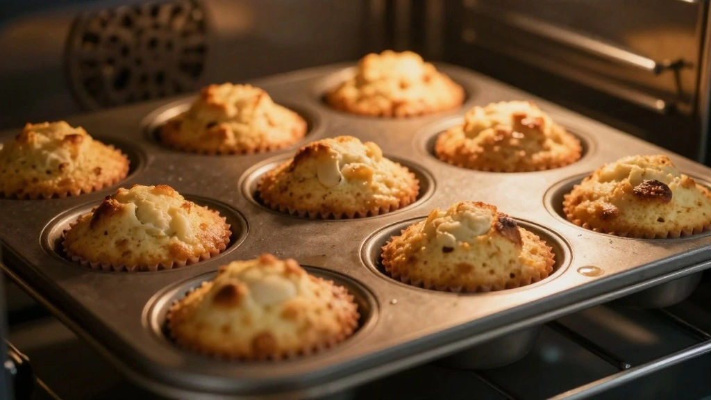Peanut Butter Banana Muffins (Rich & Filling) - Step 8: Bake the Muffins 1