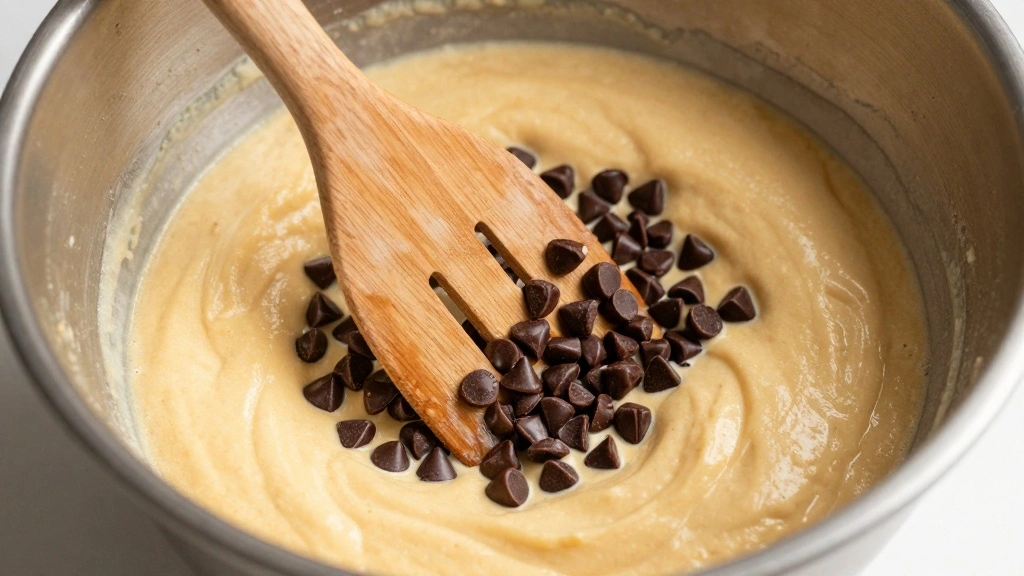 Pumpkin Chocolate Chip Muffins (Bakery-Style) - Step 6: Fold in Chocolate Chips 1