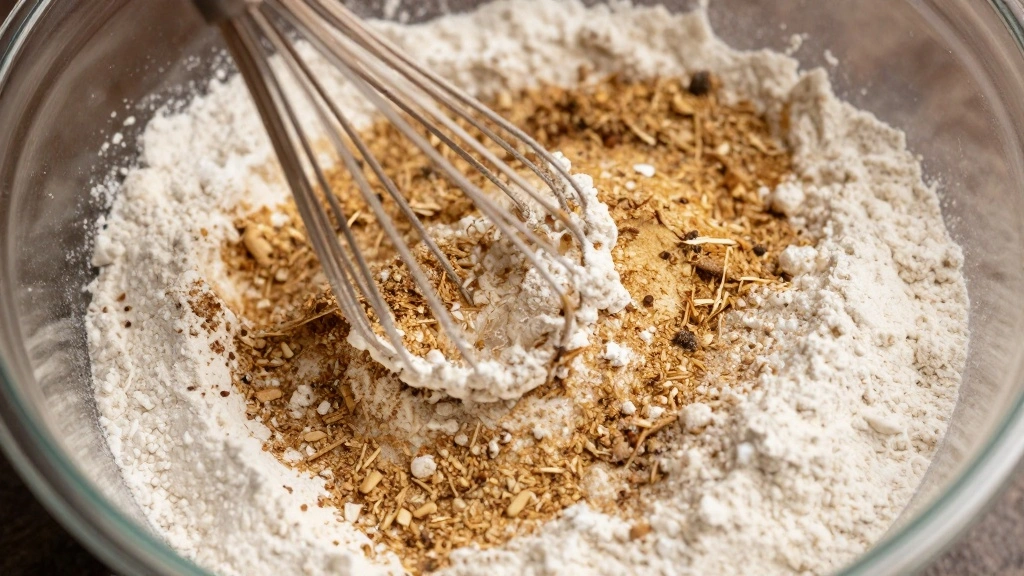 Pumpkin Chocolate Chip Muffins (Soft & Spiced) - Step 2: Mix Dry Ingredients 1