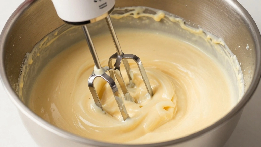 Pumpkin Cream Cheese Muffins with Swirled Filling - Step 4: Combine Wet Ingredients 1