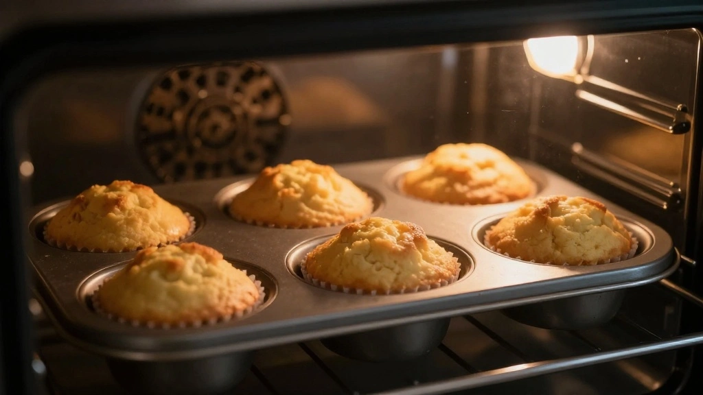 Pumpkin Cream Cheese Muffins with Swirled Filling - Step 8: Bake the Muffins 1