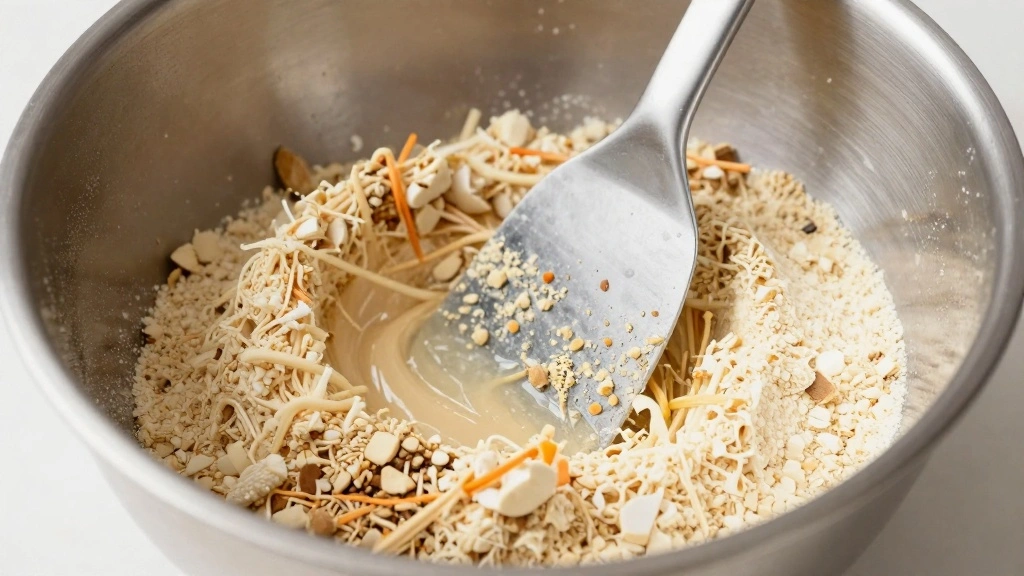 Pumpkin Muffins with Cream Cheese Center - Step 5: Combine Wet and Dry Ingredients 1