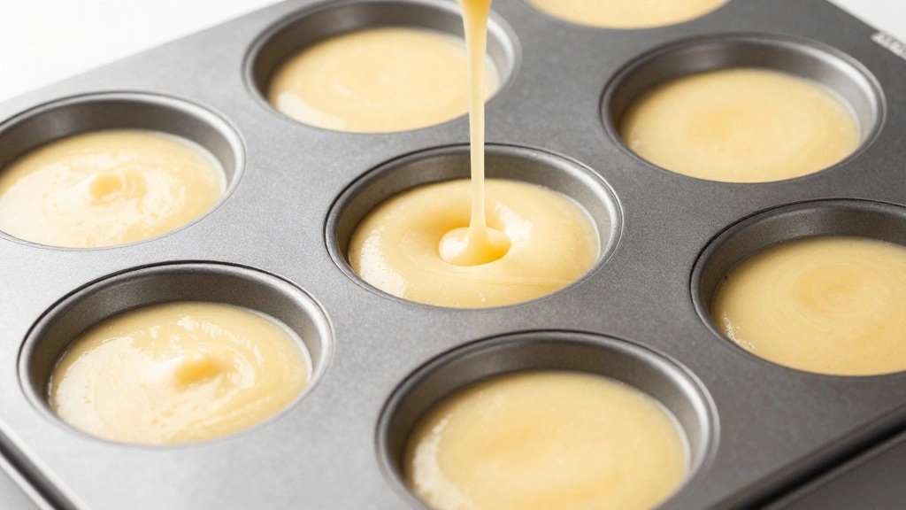 Pumpkin Protein Muffins (Healthy Fall Breakfast) - Step 5: Fill Muffin Tins 1