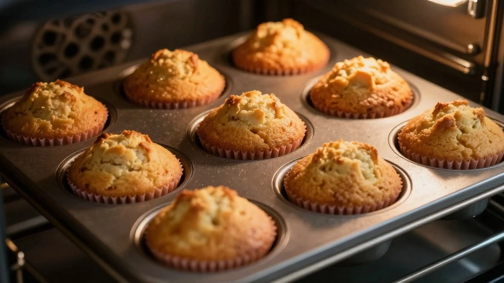 Pumpkin Protein Muffins (Healthy Fall Breakfast) - Step 6: Bake Muffins 1