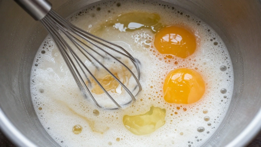 Sausage Breakfast Muffins (Hearty & Filling) - Step 3: Whisk Eggs 1