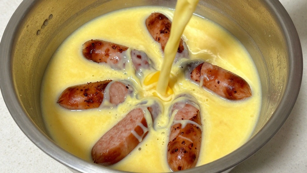 Sausage Breakfast Muffins (Hearty & Filling) - Step 6: Combine with Sausage 1