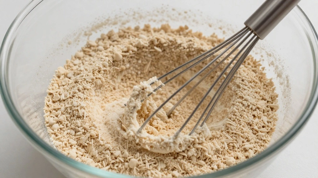 Sausage Muffins for Breakfast (Easy Recipe) - Step 3: Prepare Dry Ingredients 1