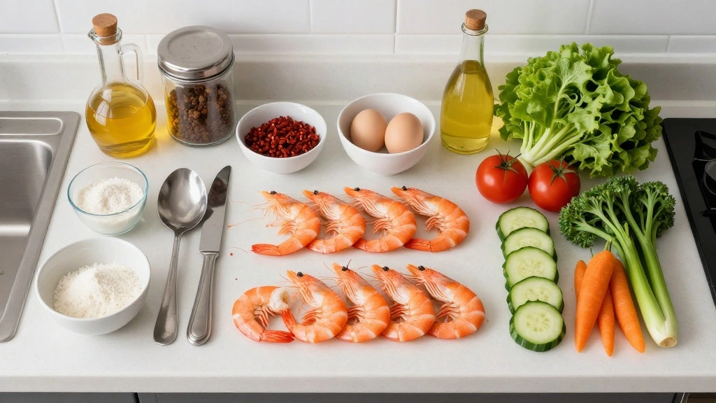 Shrimp and Cucumber Salad Light and Flavorful - Step 1: Prepare Ingredients 1