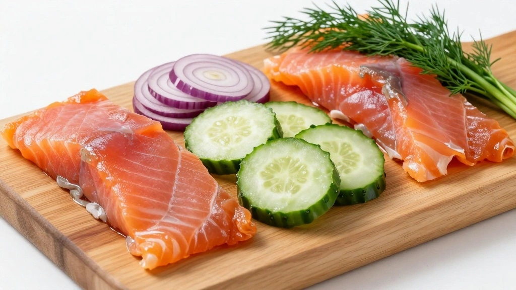 Smoked Salmon Cucumber Salad Elegant and Easy Recipe - Step 1: Prepare Ingredients 1
