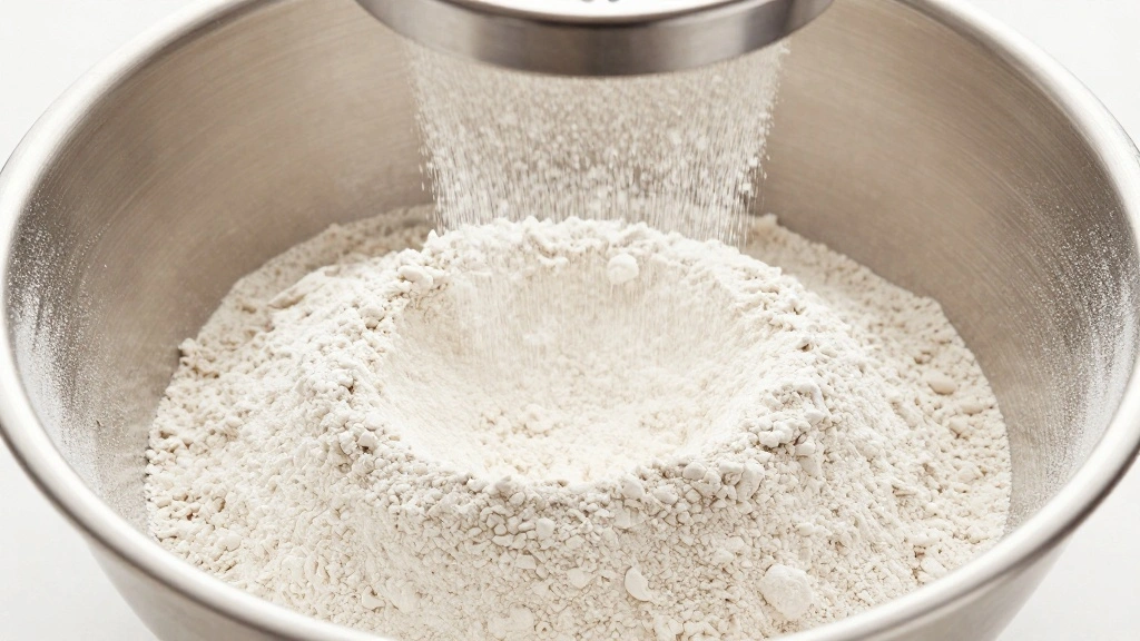 Sour Cream Blueberry Muffins (Extra Moist) - Step 2: Prepare the Dry Ingredients 1