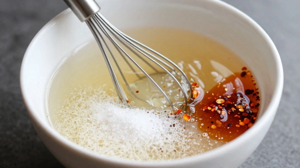 Thai Cucumber Salad Recipe with Sweet and Tangy Dressing - Step 4: Prepare the Dressing 1